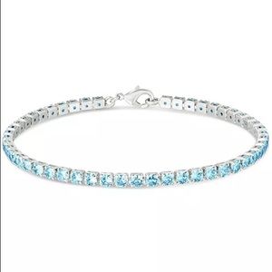 Macy's
Simulated Blue Topaz Line Bracelet